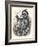 Pot-Bellied Father Christmas with Lots of Presents-Thomas Nast-Framed Art Print