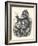 Pot-Bellied Father Christmas with Lots of Presents-Thomas Nast-Framed Art Print