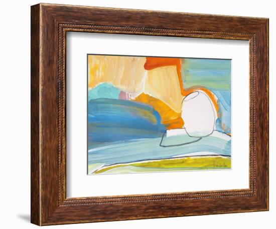 Pot by the Sunny Window-Joan Davis-Framed Art Print