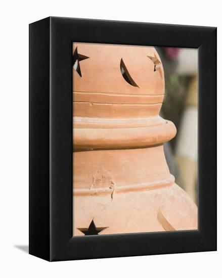 Pot Detail, Dubai, United Arab Emirates, Middle East-Amanda Hall-Framed Premier Image Canvas