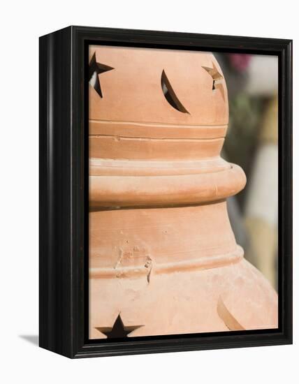 Pot Detail, Dubai, United Arab Emirates, Middle East-Amanda Hall-Framed Premier Image Canvas