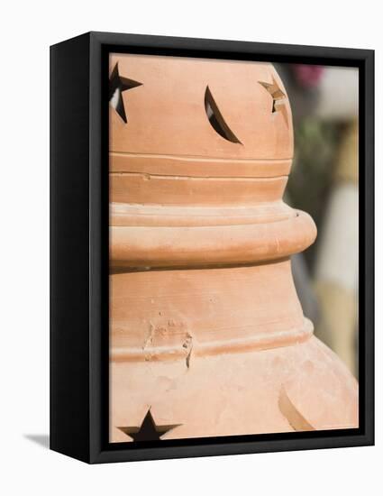 Pot Detail, Dubai, United Arab Emirates, Middle East-Amanda Hall-Framed Premier Image Canvas