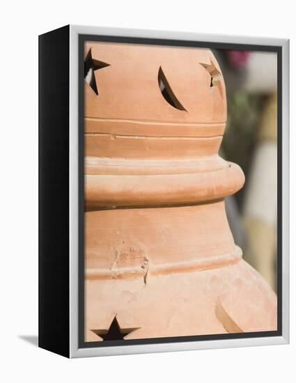 Pot Detail, Dubai, United Arab Emirates, Middle East-Amanda Hall-Framed Premier Image Canvas