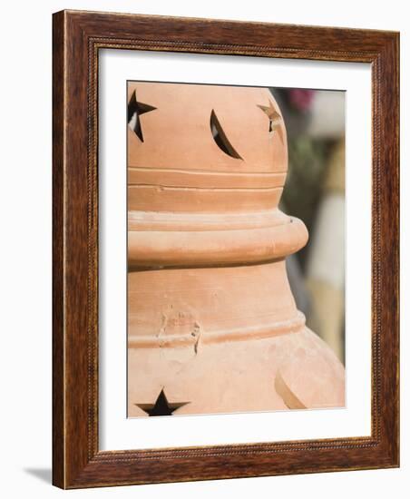 Pot Detail, Dubai, United Arab Emirates, Middle East-Amanda Hall-Framed Photographic Print