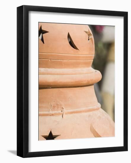 Pot Detail, Dubai, United Arab Emirates, Middle East-Amanda Hall-Framed Photographic Print