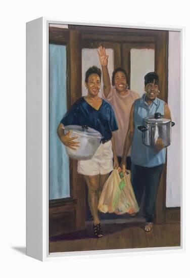 Pot Luck Party, 1998-Colin Bootman-Framed Premier Image Canvas