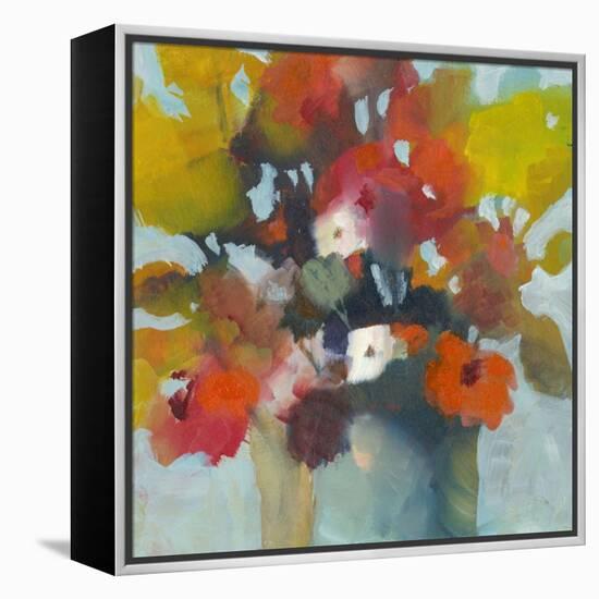 Pot of Flowers-Michelle Abrams-Framed Premier Image Canvas