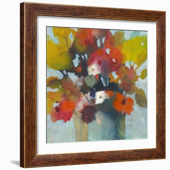 Pot of Flowers-Michelle Abrams-Framed Giclee Print