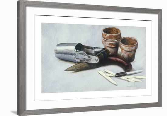 Pot Plant Tools-Henry Koehler-Framed Premium Giclee Print