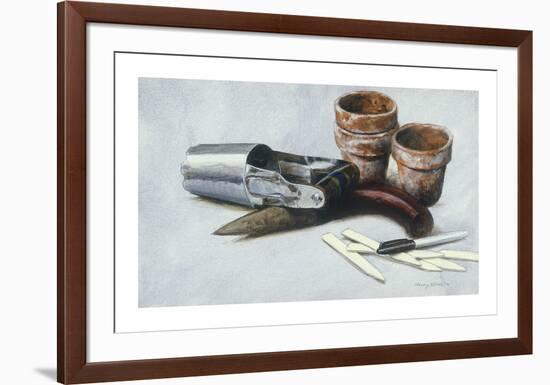 Pot Plant Tools-Henry Koehler-Framed Premium Giclee Print