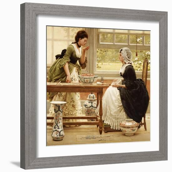 Pot-Pourri, circa 1874-George Dunlop Leslie-Framed Giclee Print