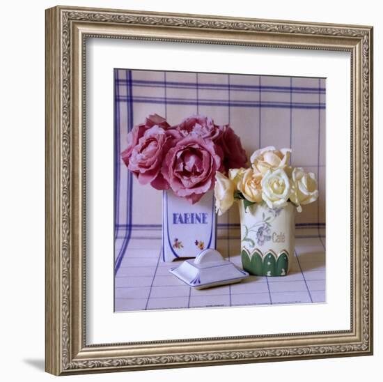 Pot's and Roses-Camille Soulayrol-Framed Art Print