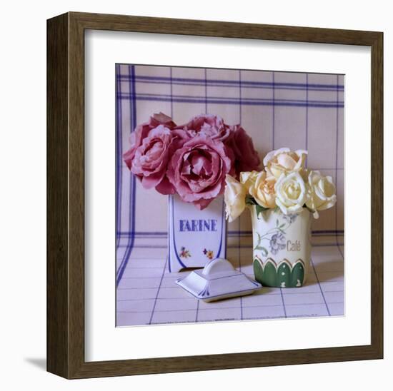 Pot's and Roses-Camille Soulayrol-Framed Art Print