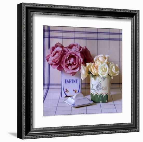 Pot's and Roses-Camille Soulayrol-Framed Art Print