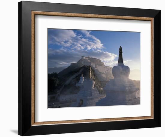 Potala at Sunrise, Lhasa, Tibet-Vassi Koutsaftis-Framed Photographic Print