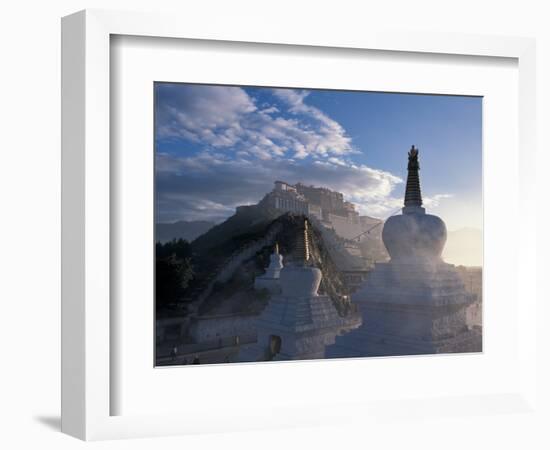 Potala at Sunrise, Lhasa, Tibet-Vassi Koutsaftis-Framed Photographic Print