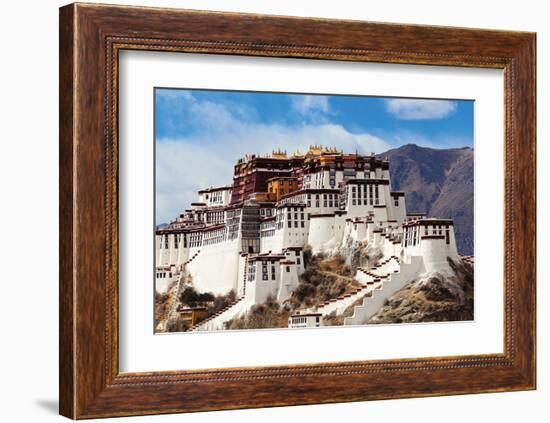 Potala Palace in Lhasa Tibet-null-Framed Art Print