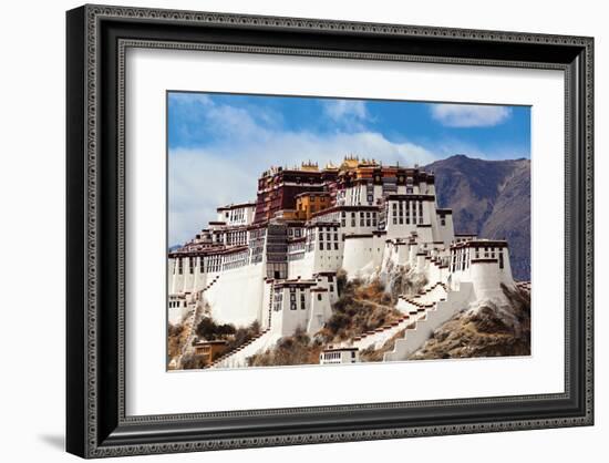 Potala Palace in Lhasa Tibet-null-Framed Art Print