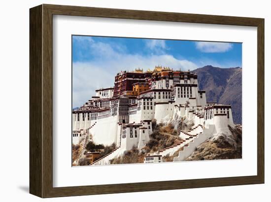 Potala Palace in Lhasa Tibet-null-Framed Art Print