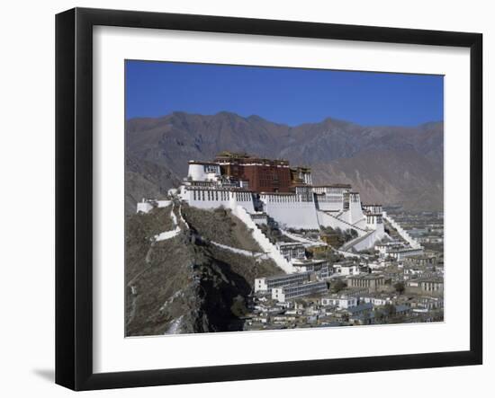 Potala Palace, UNESCO World Heritage Site, Lhasa, Tibet, China-Gavin Hellier-Framed Photographic Print