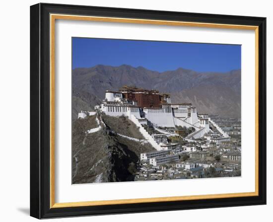 Potala Palace, UNESCO World Heritage Site, Lhasa, Tibet, China-Gavin Hellier-Framed Photographic Print