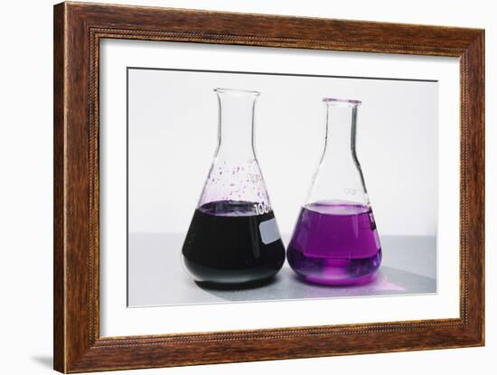 Potassium Manganate Solution-Andrew Lambert-Framed Photographic Print