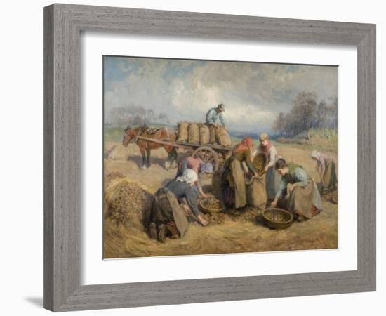 Potato Gatherers, Northumberland, 1903-Ralph Hedley-Framed Giclee Print