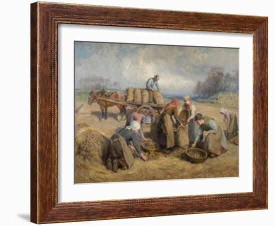 Potato Gatherers, Northumberland, 1903-Ralph Hedley-Framed Giclee Print