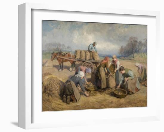 Potato Gatherers, Northumberland, 1903-Ralph Hedley-Framed Giclee Print