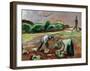 Potato Harvest, 1924-Edvard Munch-Framed Giclee Print