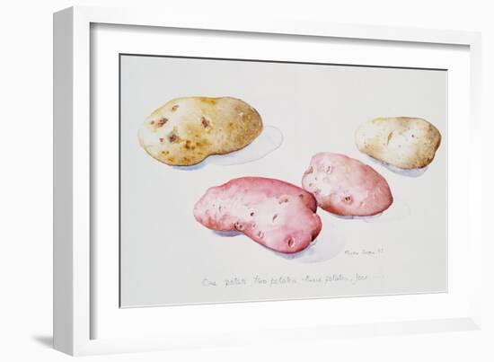 Potato Study, 1993-Alison Cooper-Framed Giclee Print