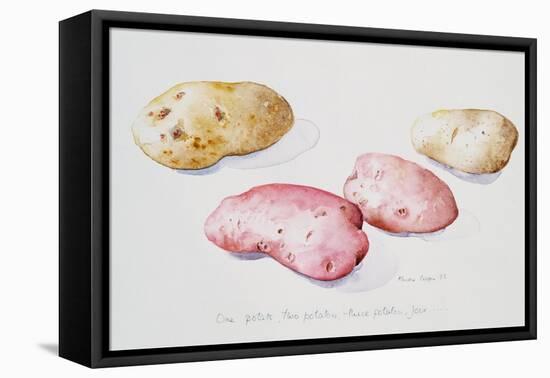 Potato Study, 1993-Alison Cooper-Framed Premier Image Canvas