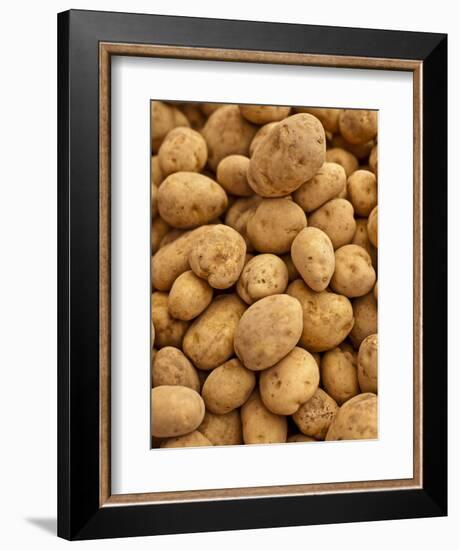 Potatoes at Sunday Morning Market, Pollenca, Tramuntana, Mallorca, Spain-Andrew Stewart-Framed Photographic Print