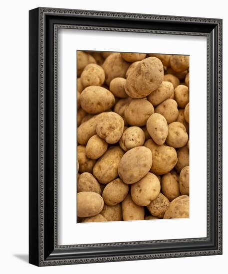 Potatoes at Sunday Morning Market, Pollenca, Tramuntana, Mallorca, Spain-Andrew Stewart-Framed Photographic Print