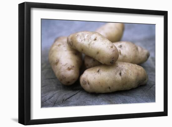 Potatoes (Solanum Tuberosum 'Anya')-Maxine Adcock-Framed Photographic Print