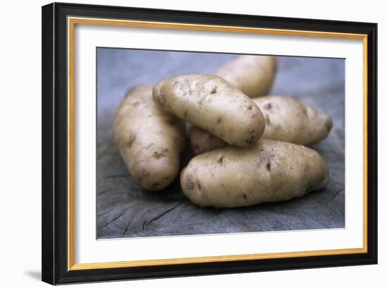 Potatoes (Solanum Tuberosum 'Anya')-Maxine Adcock-Framed Photographic Print