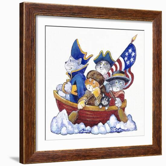 Potomac Cats-Bill Bell-Framed Giclee Print