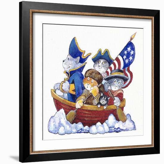 Potomac Cats-Bill Bell-Framed Giclee Print