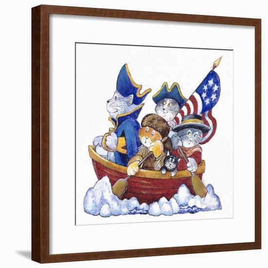 Potomac Cats-Bill Bell-Framed Giclee Print