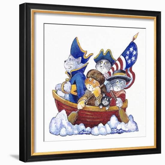 Potomac Cats-Bill Bell-Framed Giclee Print