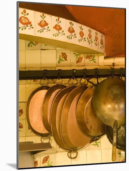 Pots in Kitchen, San Miguel De Allende, Mexico-Nancy Rotenberg-Mounted Photographic Print