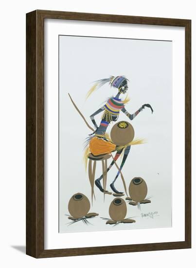 Pots of Life. 2008-Oglafa Ebitari Perrin-Framed Giclee Print