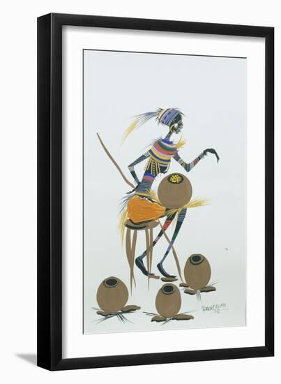 Pots of Life. 2008-Oglafa Ebitari Perrin-Framed Giclee Print