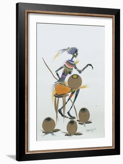 Pots of Life. 2008-Oglafa Ebitari Perrin-Framed Giclee Print