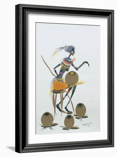 Pots of Life. 2008-Oglafa Ebitari Perrin-Framed Giclee Print