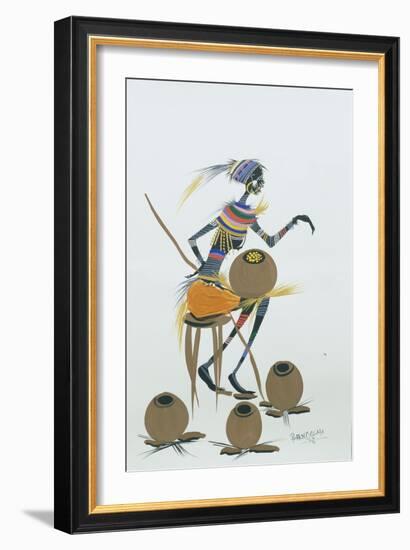 Pots of Life. 2008-Oglafa Ebitari Perrin-Framed Giclee Print