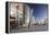 Potsdamer Platz Square with DB Tower, Berlin Mitte, Berlin, Germany, Europe-Markus Lange-Framed Premier Image Canvas