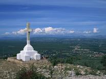 Summit of the Hill of the Cross, Krizevac, Medjugorje, Bosnia Herzegovina, Europe-Pottage Julian-Framed Premier Image Canvas