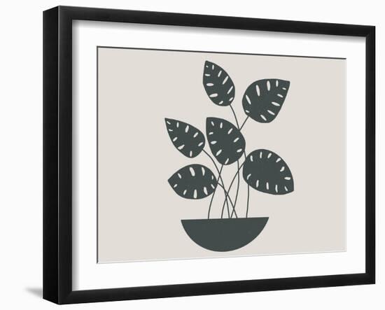 Potted Fern 2-null-Framed Art Print