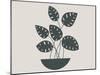 Potted Fern 2-null-Mounted Art Print